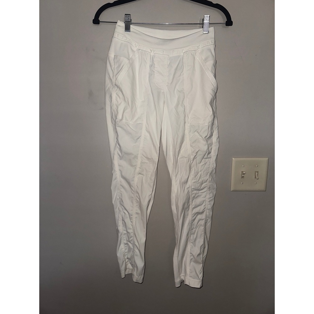 Lululemon Studio Pant III White Tapered Joggers Size 2